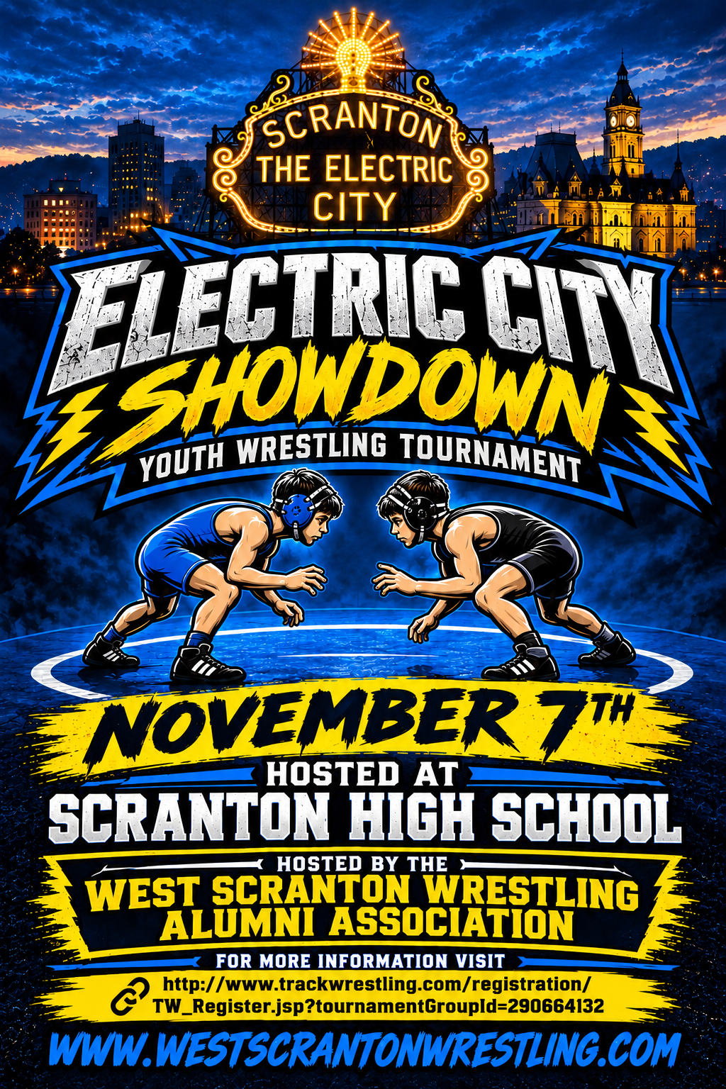 Electric City Showdown Youth Wrestling Tournament — November 7, 2026